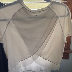 lululemon Open Back Tee